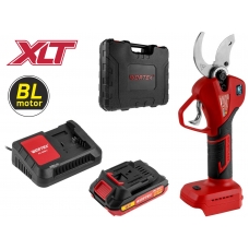 Аккум. секатор WORTEX CBS 2535-1 в чем. БЕСЩЕТ., 18 В, ветки до 35 мм, 1х2 А*ч