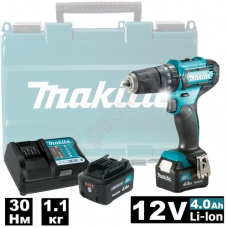 Дрель-шуруповерт ударная аккумуляторная HP333DWME (HP 333 DWME) MAKITA