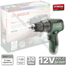 Дрель-шуруповерт ударная аккумуляторная EasyImpact 12 BOSCH (06039B6102)