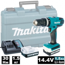 Дрель-шуруповерт ударная аккумуляторная HP347DWE (HP 347 DWE) MAKITA