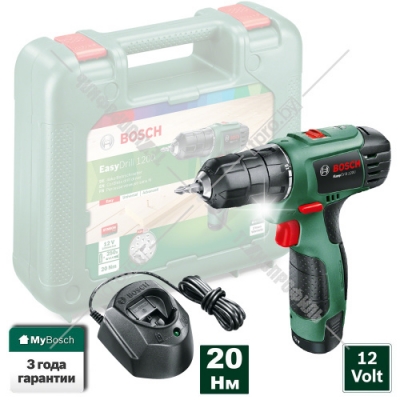 Дрель-шуруповерт аккумуляторная EasyDrill 1200 BOSCH (06039A210A)
