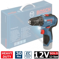 Дрель-шуруповерт аккумуляторная GSR 12V-30 Professional BOSCH (06019G9002)