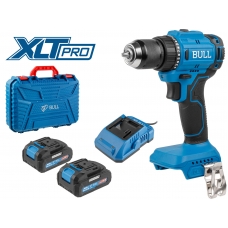 Аккум. дрель-шуруповерт BULL SR 1803 в чем. XLTpro БЕСЩЕТ., 2x2 А*ч, 18 В, 45 Н*м, БЗП 10 мм