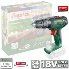 Дрель-шуруповерт ударная аккумуляторная UniversalImpact 18 V BOSCH (06039D4100)