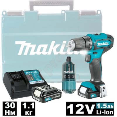 Дрель-шуруповерт аккумуляторная DF333DWYE4 (DF 333 DWYE4) MAKITA