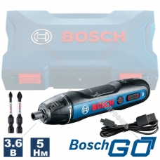 Отвертка аккумуляторная BOSCH GO 2.0 Professional (06019H2100)