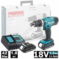 Дрель-шуруповерт ударная аккумуляторная DHP453SYE (DHP 453 SYE) MAKITA