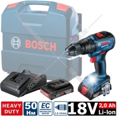 Дрель-шуруповерт ударная аккумуляторная GSB 18V-50 Professional BOSCH (06019H5100)