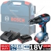 Дрель-шуруповерт ударная аккумуляторная GSB 18V-50 Professional BOSCH (06019H5100)