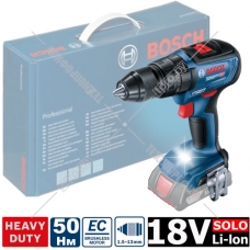 Дрель-шуруповерт ударная аккумуляторная GSB 18V-50 Professional BOSCH (06019H5102)
