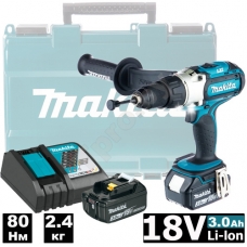 Дрель-шуруповерт ударная аккумуляторная DHP451RFE (DHP 451 RFE) MAKITA