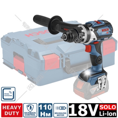 Дрель-шуруповерт аккумуляторная GSR 18V-110 C Professional BOSCH (06019G0109)
