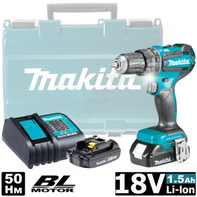 Дрель-шуруповерт ударная аккумуляторная DHP485SYE (DHP 485 SYE) MAKITA