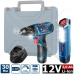 Дрель-шуруповерт аккумуляторная GSR 120-LI + фонарь GLI 12V-300 LI Professional BOSCH (06019G8004)