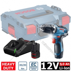Дрель-шуруповерт аккумуляторная GSR 12V-35 Professional BOSCH (06019H8002)