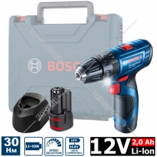 Дрель-шуруповерт ударная аккумуляторная GSB 120-LI Professional BOSCH (06019G8100)