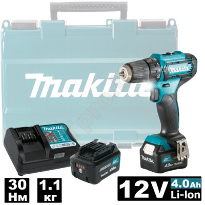 Дрель-шуруповерт аккумуляторная DF333DWME (DF 333 DWME)MAKITA