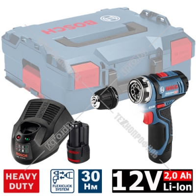 Дрель-шуруповерт аккумуляторная GSR 12V-15 FC Professional BOSCH (06019F6001)
