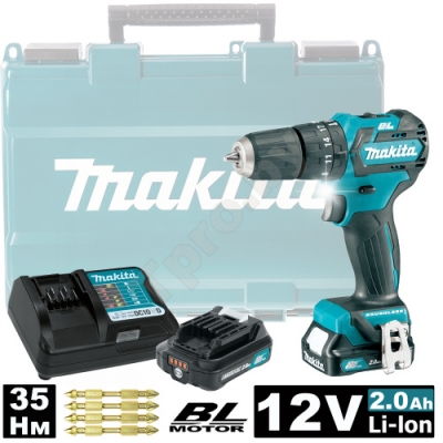 Дрель-шуруповерт ударная аккумуляторная HP332DWAX1 (HP 332 DWAX1) MAKITA