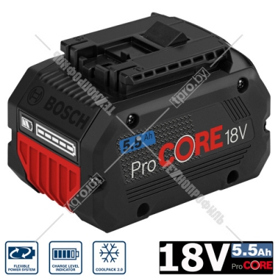Аккумулятор ProCORE 18 V 5,5 Ah (-1-) Professional BOSCH (1600A02149)