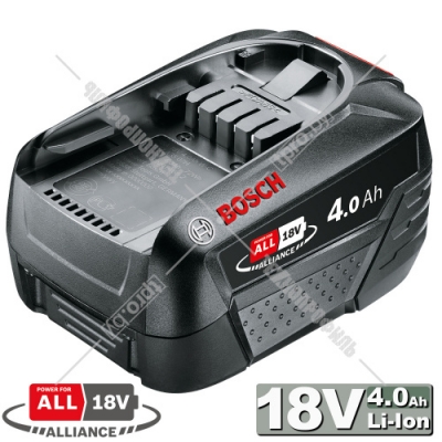 Аккумулятор PBA 18 V 4.0 Ач (-1-) BOSCH (1600A011T8)