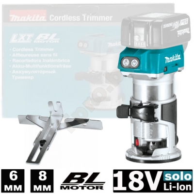 Фрезер кромочный аккумуляторный DRT50Z (DRT 50 Z) MAKITA