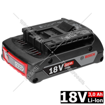 Аккумулятор GBA 18 V 3.0 Ач (-1-) Professional BOSCH (1600A012UV)