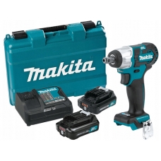 Аккум. ударный гайковерт MAKITA TW 160 DWAE в чем. (12.0 В, 2 акк., 2.0 А/ч Li-Ion, посадочн. квадрат 3/8 ", 160 Нм, вес 1.0 кг)