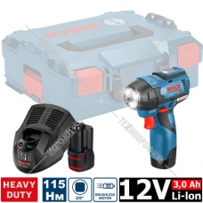 Гайковерт аккумуляторный GDS 12V-115 Professional BOSCH (06019E0103)
