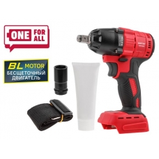 Аккум. ударный гайковерт WORTEX CWR 0318 в кор. ALL1 SOLO БЕСЩЕТ., 18 В, 310 Н*м, 1/2" (вес 2.0 кг)