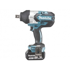 Аккум. ударный гайковерт MAKITA DTW 1001 Z в кор. + АКЦИЯ (BL1830B + DC18SD) (18.0 В, 1 акк., 3.0 А/ч Li-Ion, посадочн. квадрат 3/4 ", 1050 Нм, вес 3.