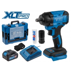 Аккум. ударный гайковерт BULL SC 1804 Xcase XLTpro БЕСЩЕТ., 18 В, 400 Н*м, 1/2", 1х4 А*ч, з/у 4 А