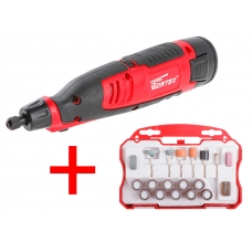 Аккум. гравер WORTEX MG 1213 ELi в кор. + аксессуары + АКЦИЯ! (Набор для гравера 40 пр.) (набор для гравера 40 предметов в подарок!)