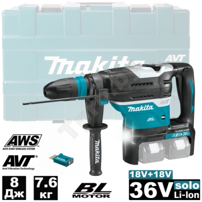 Перфоратор аккумуляторный DHR400ZKUN (DHR 400 ZKUN) MAKITA