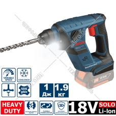 Перфоратор аккумуляторный GBH 18 V-LI Compact Professional без АКБ и ЗУ BOSCH (0611905300)