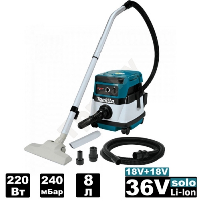Пылесос аккумуляторный DVC860LZ (DVC 860 LZ) MAKITA