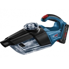 Аккум. пылесос BOSCH GAS 18V-1 в кор. + аксессуары (18.0 В, 1 акк., 4.0 А/ч, Li-Ion, 0.70 л, класс: L, самоочистка: нет)
