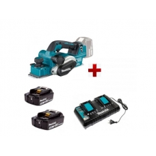 Аккум. рубанок MAKITA DKP 181 Z в кор.+ аккум. 632M83-6 2 шт. + ЗУ 630876-7