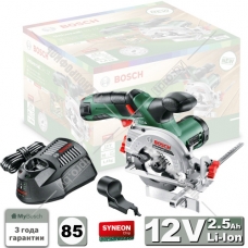 Пила циркулярная аккумуляторная UniversalCirc 12 BOSCH (06033C7002)