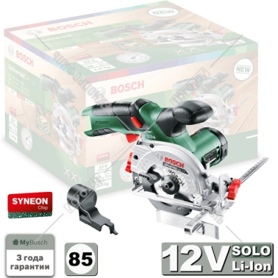 Пила циркулярная аккумуляторная UniversalCirc 12 BOSCH (06033C7003)