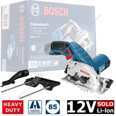 Пила циркулярная аккумуляторная GKS 12V-26 Professional BOSCH (06016A1001)