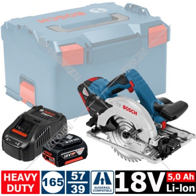 Пила циркулярная аккумуляторная GKS 18V-57 G Professional BOSCH (06016A2100)