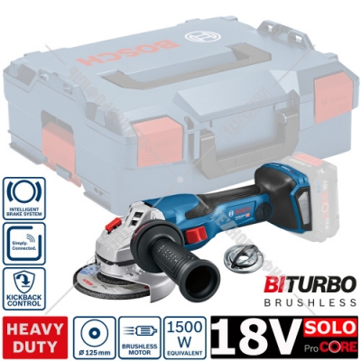 Угловая шлифмашина аккумуляторная GWS 18V-15 C Professional BOSCH (06019H6000)