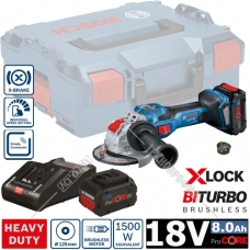 Угловая шлифмашина аккумуляторная GWX 18V-15 SC Professional BOSCH (06019H6501)