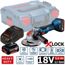 Угловая шлифмашина аккумуляторная GWX 18V-10 Professional BOSCH (06017B0102)