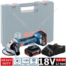 Угловая шлифмашина аккумуляторная GWS 180-LI Professional BOSCH (06019H9021)