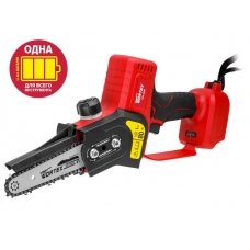 Аккум. мини-пила WORTEX CEC 2518 ALL1 в кор. ALL1 SOLO БЕСЩЕТ., 18 В, 10 см (шина 10 см, 1/4", 3 мм)