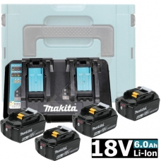 Аккумулятор BL1860B 6.0 Ah (-4-) + зарядное DC18RD MAKITA (198094-8)
