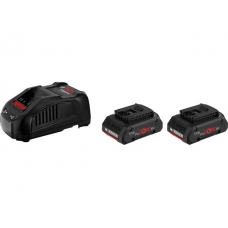 Комплект аккумулятор 18.0 В ProCORE18 V 2 шт. + зарядное устройство GAL1880CV (Набор ProCORE18 V 4,0Ah 2 шт. + GAL1880 CV) (BOSCH)