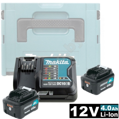 Аккумулятор BL1040B 4.0 Ah (-2-) + зарядное DC10SB MAKITA (197641-2)